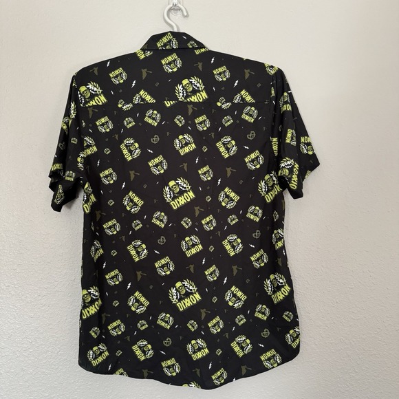Dixxon Flannel "The Frankenstein" Size Large Horror Party Shirt Short Sleeve - Picture 3 of 10